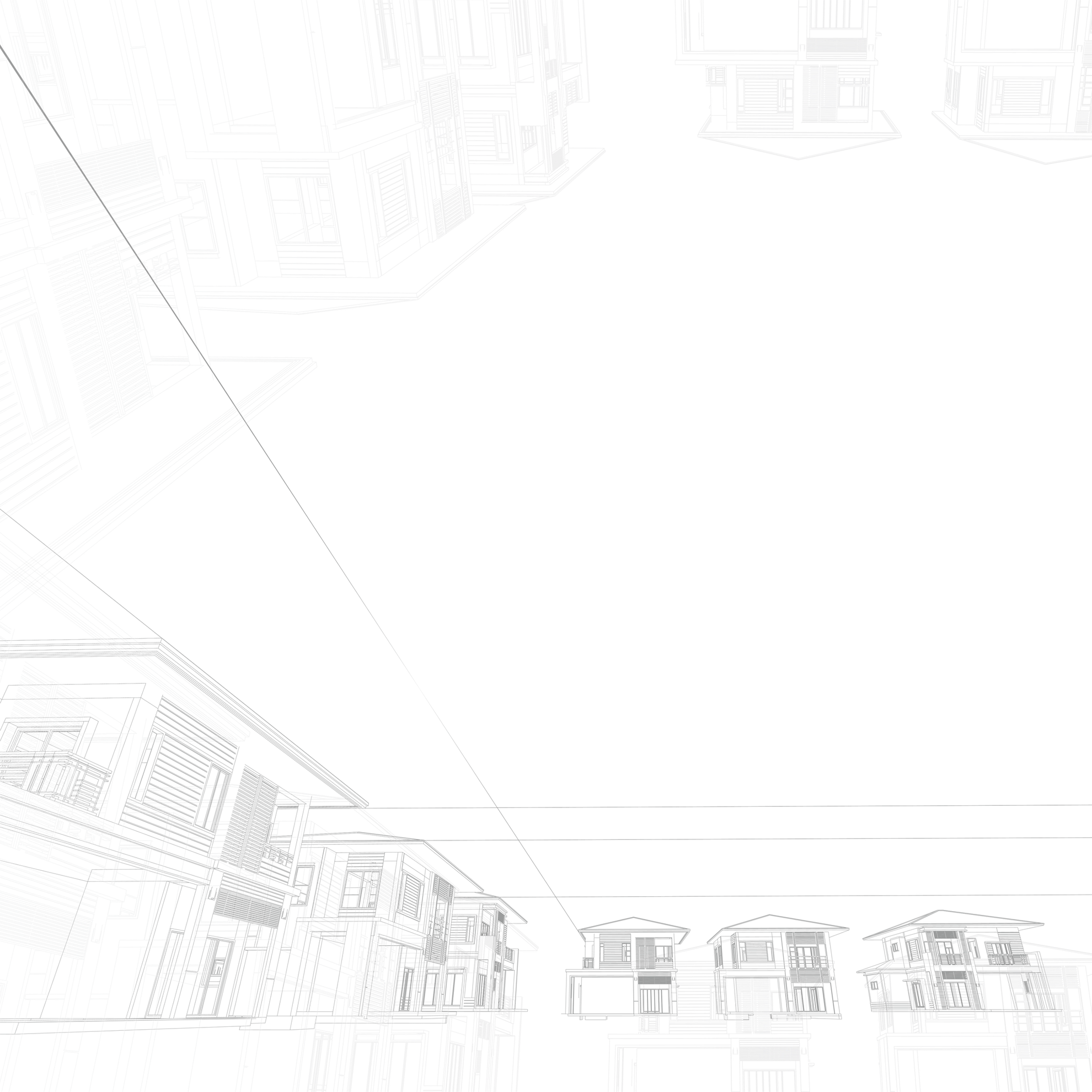 Structure rendering process in 3D